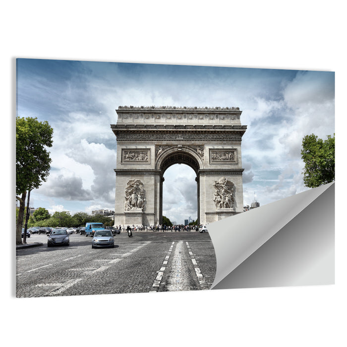 Arc De Triomphe Paris Wall Art as a poster print