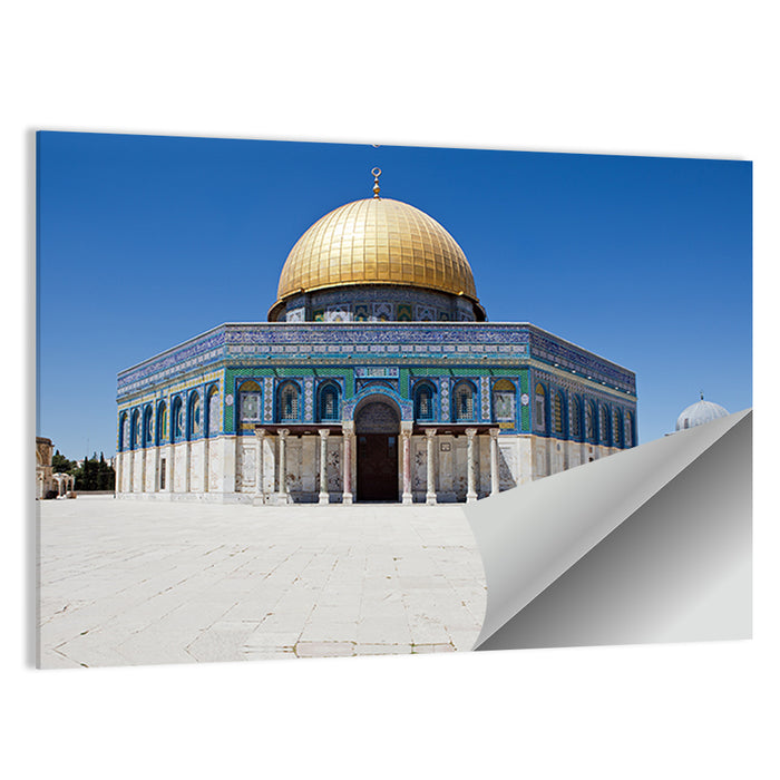 Golden Dome of the Rock, Jerusalem Wall Art as a poster print