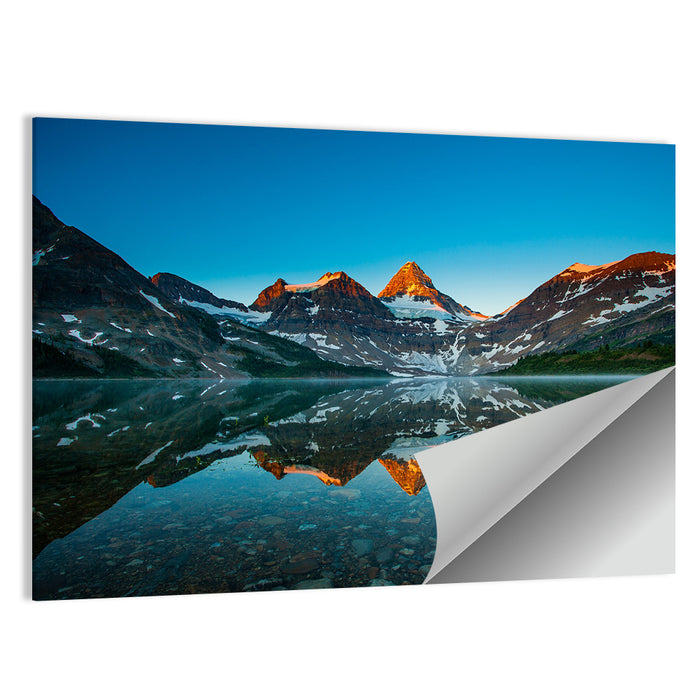 Reflection of Mount Assiniboine Wall Art as a poster print