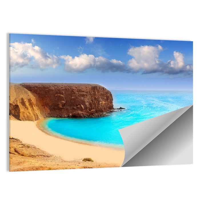 El Papagayo Beach Lanzarote Wall Art as a poster print