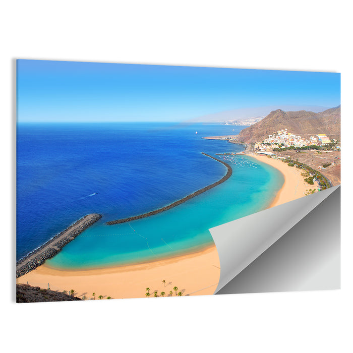 Las Teresitas Beach, Tenerife Wall Art as a poster print
