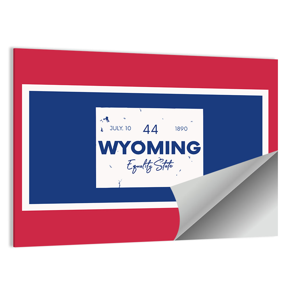 Wyoming City Map Wall Art