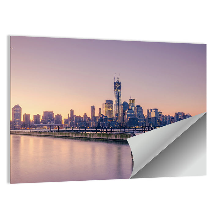 New York City Skyline Wall Art as a poster print