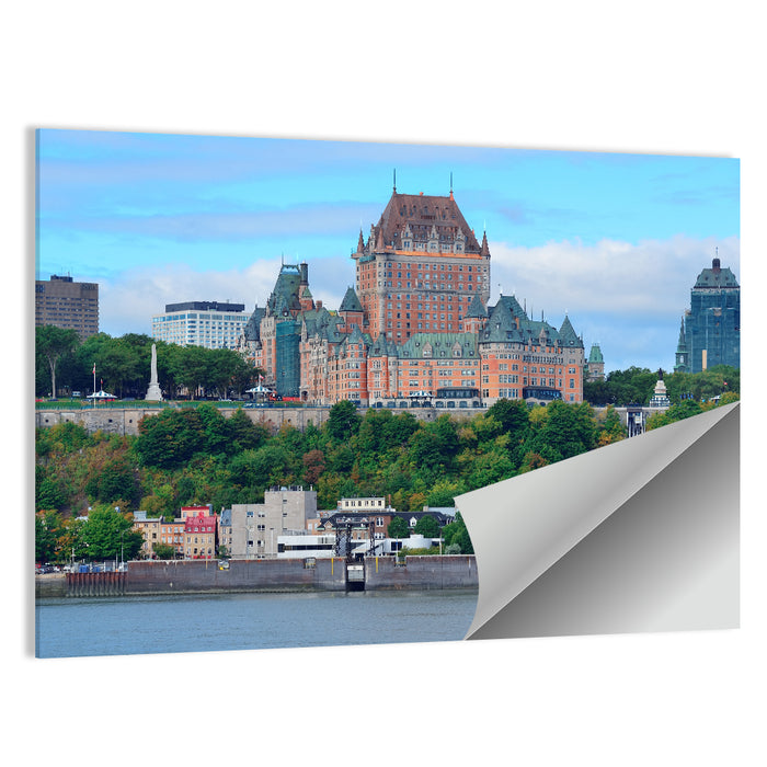 Quebec City Skyline with Chateau Frontenac Wall Art as a poster print