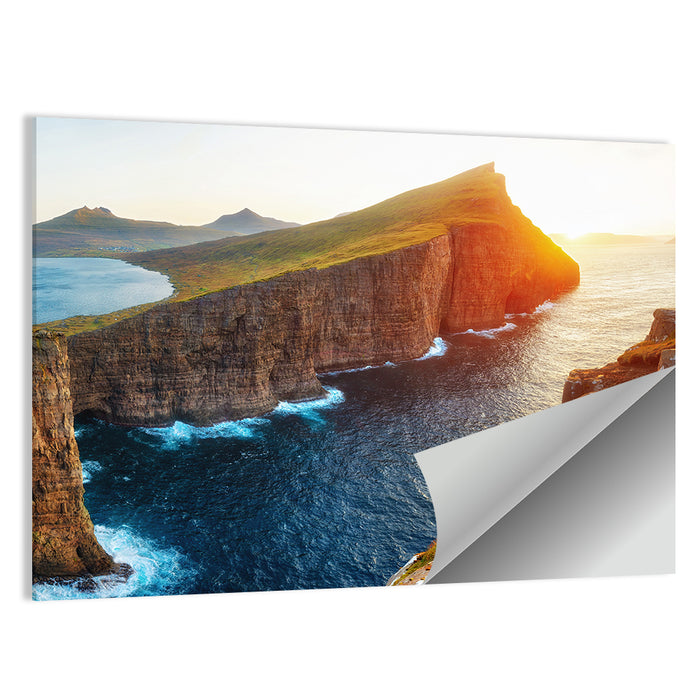 Sørvágsvatn Lake, Faroe Islands Wall Art as a poster print