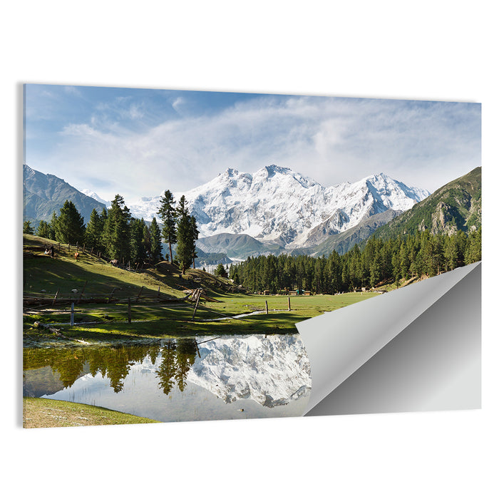Nanga Parbat Reflection Wall Art as a poster print