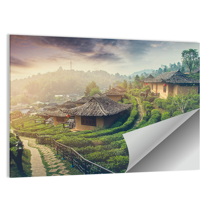 Sunrise at Lee Wine Rak Thai Wall Art as a poster print
