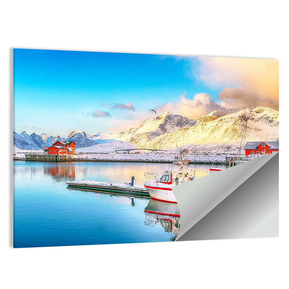 Ramberg At Sunrise In Norway Wall Art