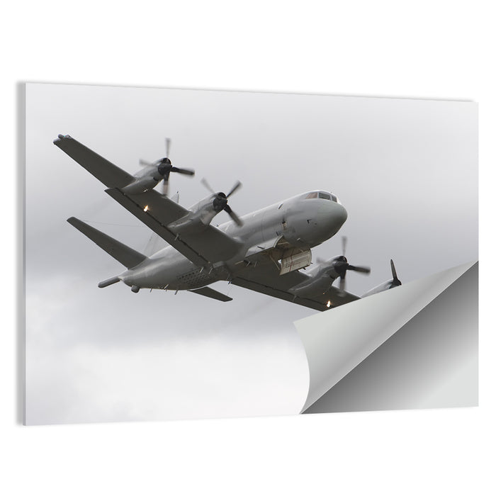 Turboprop Maritime Patrol Aircraft Wall Art as a poster print