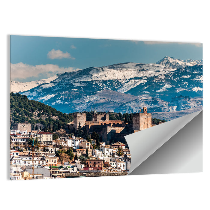 Alhambra City View Wall Art as a poster print