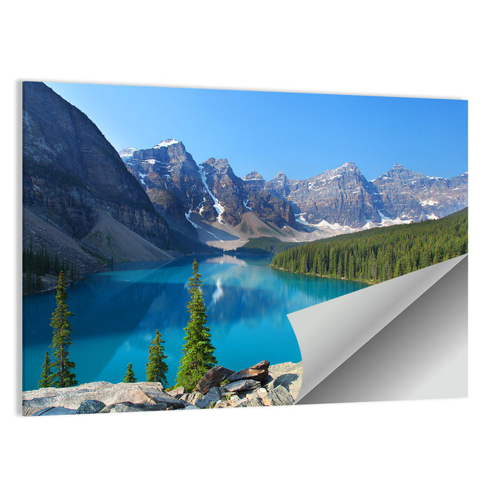 Moraine Lake, Canadian Rockies Wall Art as a poster print