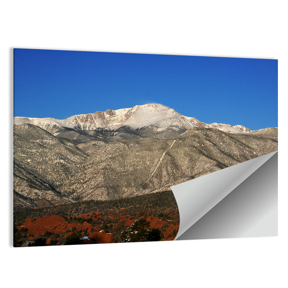 Pikes Peak Mountain Range Wall Art