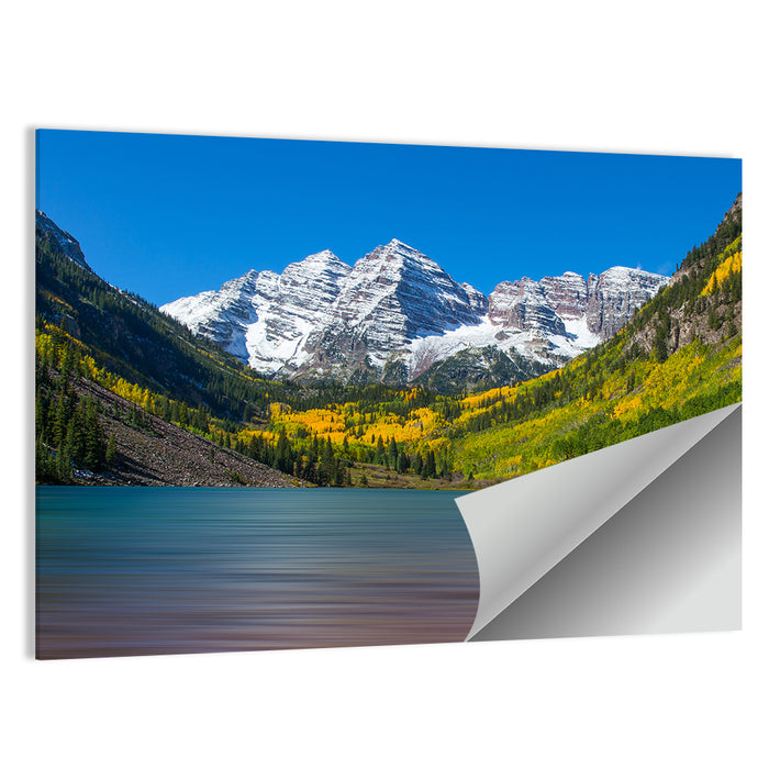 Autumn at Maroon Bells Wall Art as a poster print