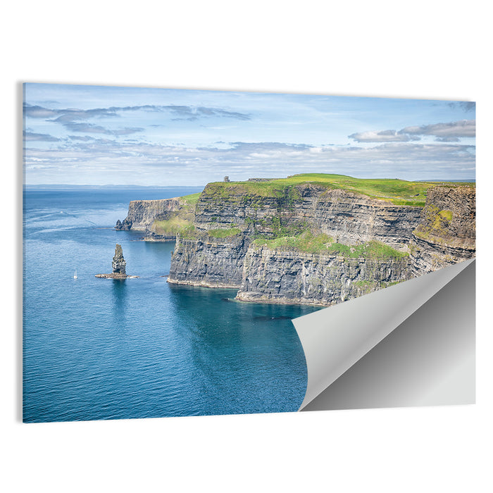 Cliffs of Moher Sea Stack Wall Art as a poster print