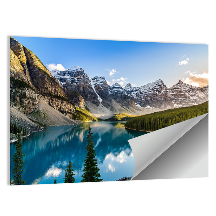 Moraine Lake Reflection, Lake Louise Wall Art as a poster print