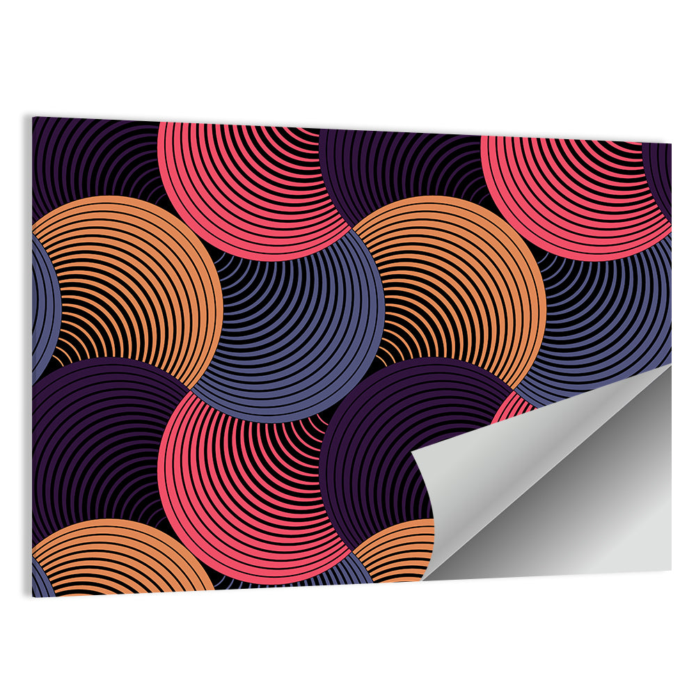 Ornate Geometric Petals Grid II Wall Art