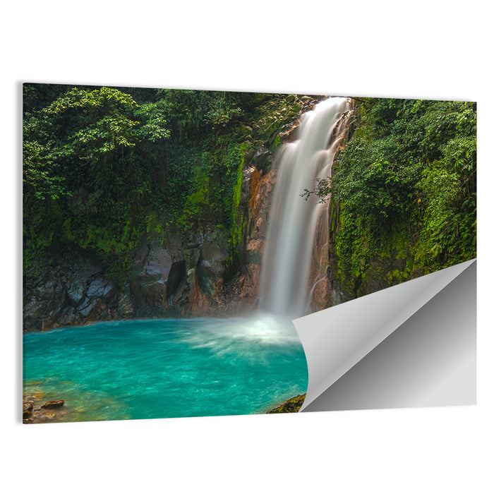 Rio Celeste Waterfall Wall Art as a poster print