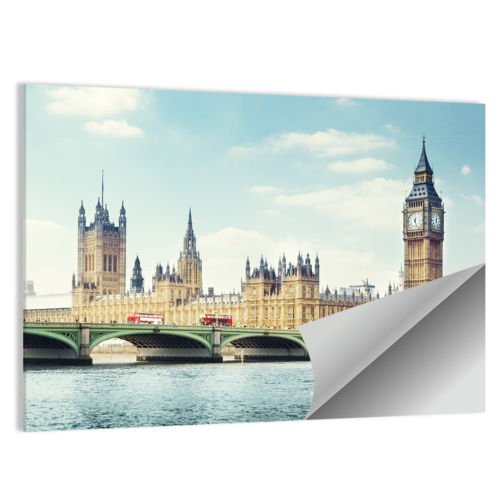 Big Ben In Sunny Day Wall Art