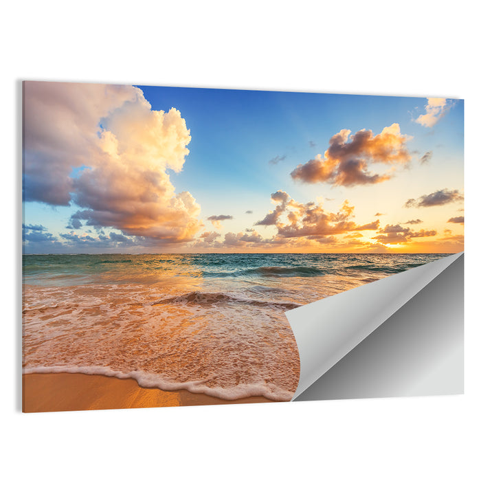 Caribbean Sunset Cloudscape Wall Art as a poster print