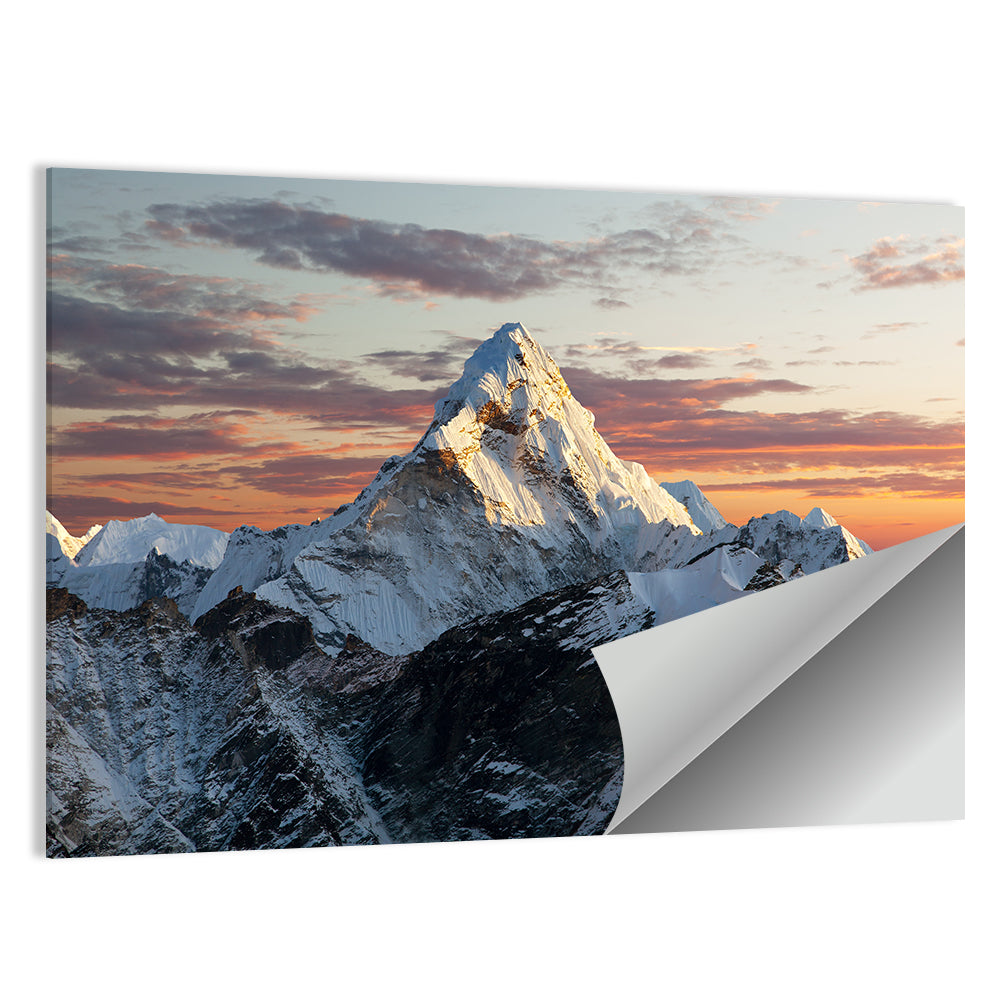 Evening view of Ama Dablam Wall Art