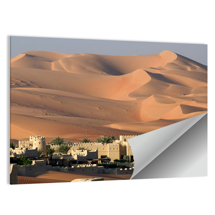 Abu Dhabi Desert Dunes Wall Art as a poster print