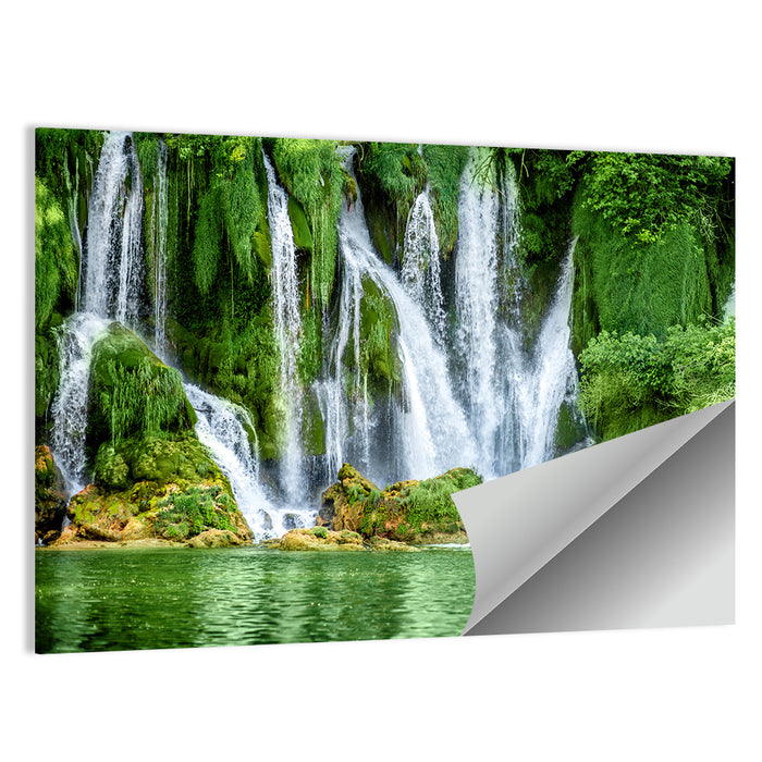 Kravica Waterfall Wall Art as a poster print