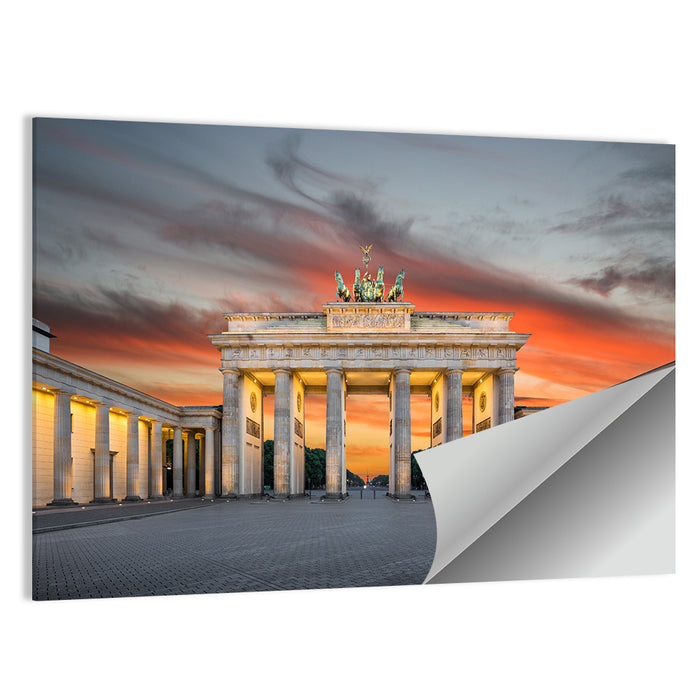 Brandenburg Gate at Dusk Wall Art as a poster print