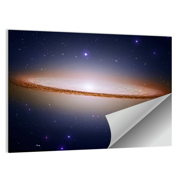 Sombrero Galaxy Wall Art as a poster print
