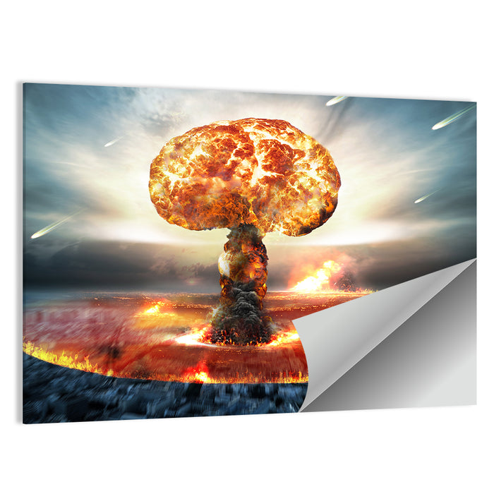 Danger of Nuclear War Wall Art as a poster print