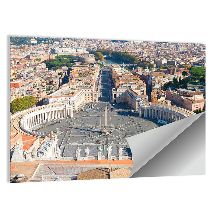 St. Peter's Square, Vatican City Wall Art as a poster print