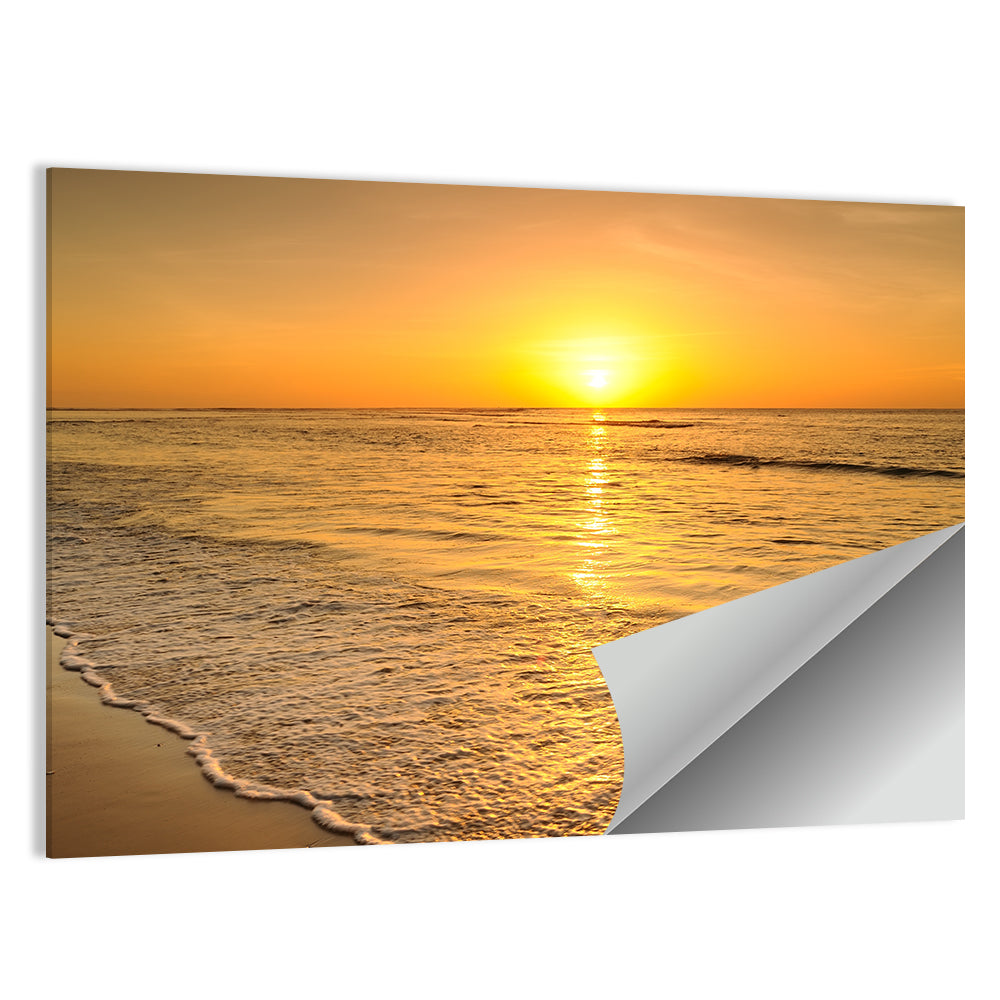 Thailand Sea Beach Sunset Wall Art