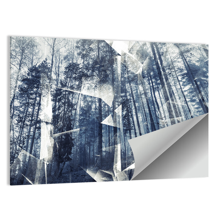 Surreal Forest Wall Art as a poster print