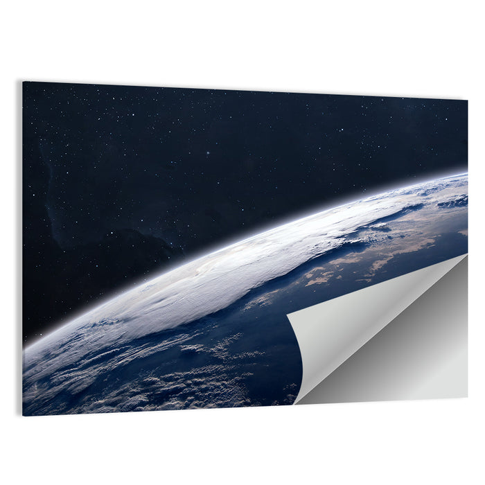 Planet Earth from Space Wall Art as a poster print