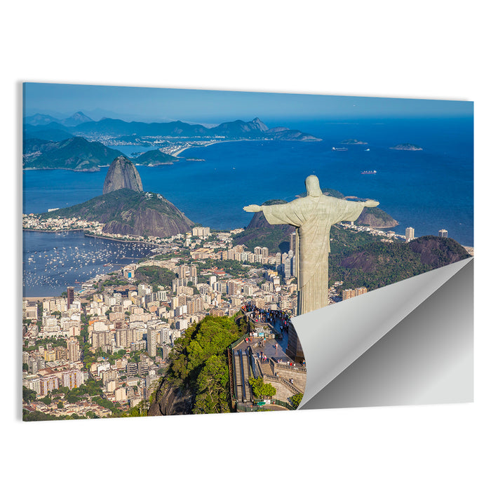 Botafogo Bay with Sugarloaf Mountain Wall Art as a poster print
