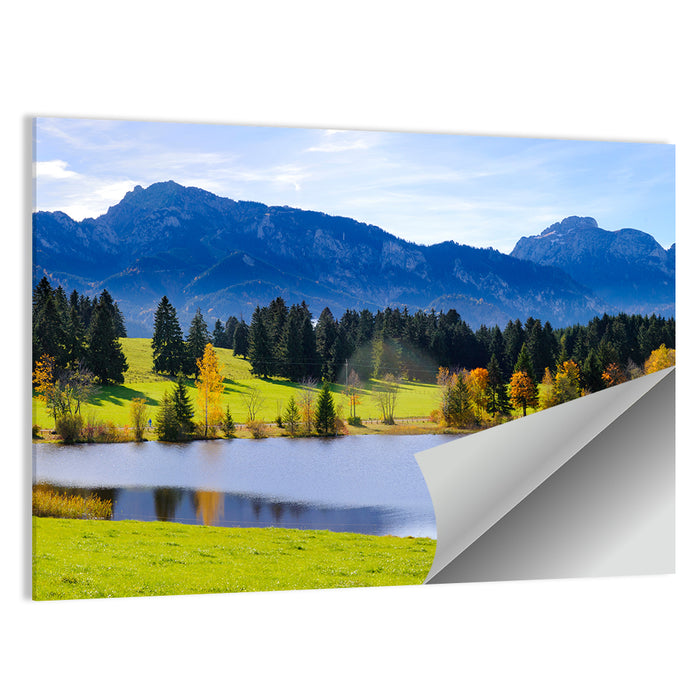 Alpine Lake in Bavaria Wall Art as a poster print