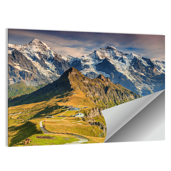 Eiger View from Grindelwald Wall Art as a poster print