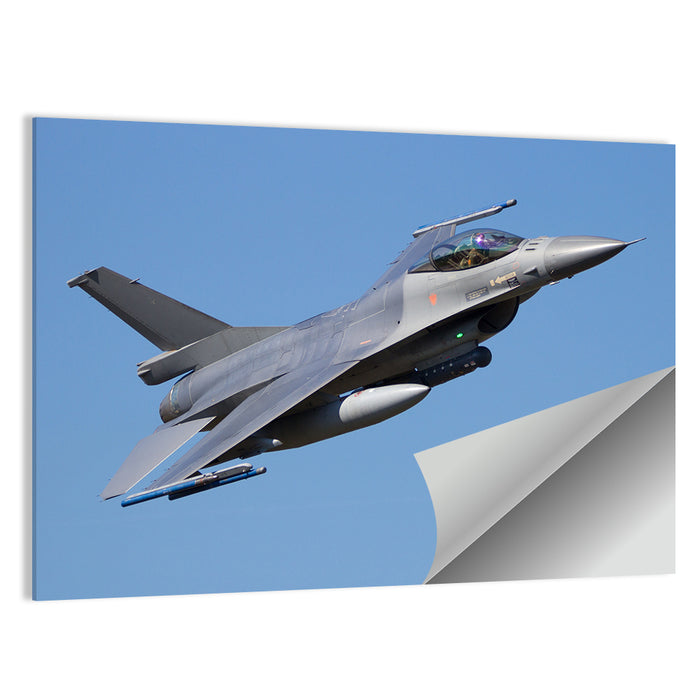 Fighter Jet Flyby Wall Art as a poster print