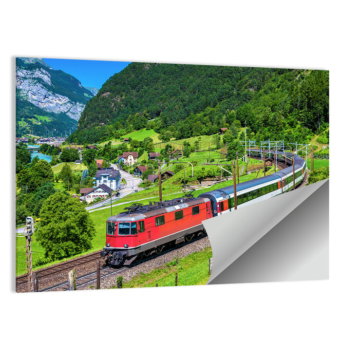 Gotthard Railway Tunnel Wall Art as a poster print