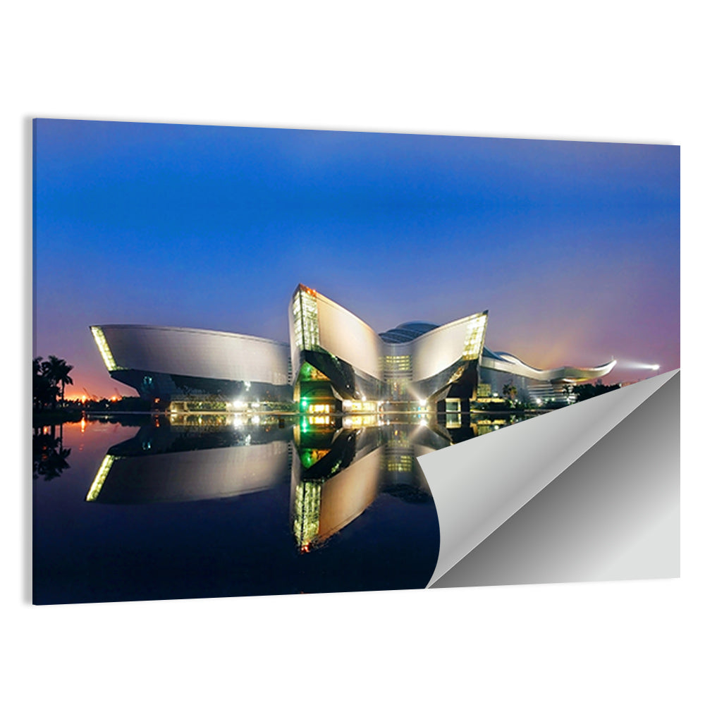 Guangdong Science Center Night Reflection Wall Art