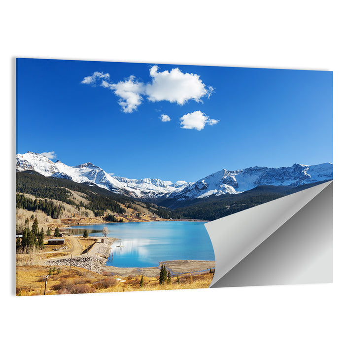 Colorado Rocky Mountain Lake Wall Art as a poster print