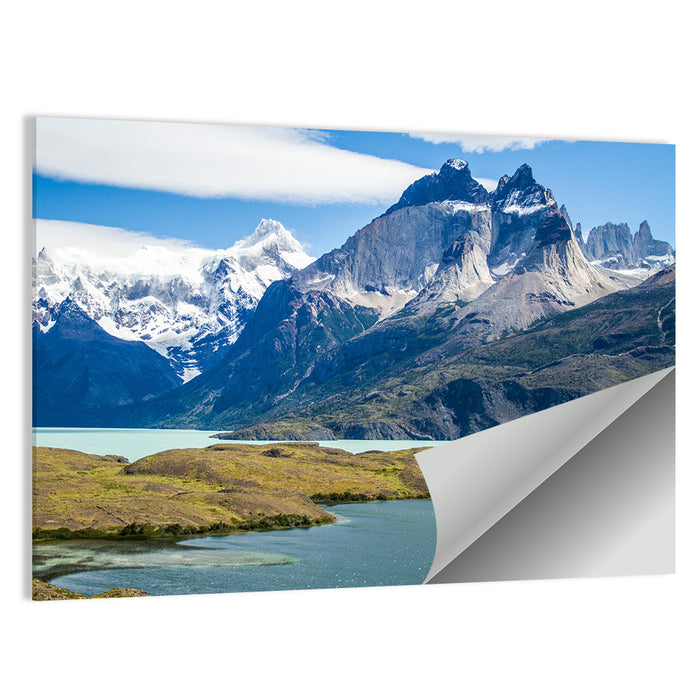 Torres Del Paine Landscape Wall Art as a poster print