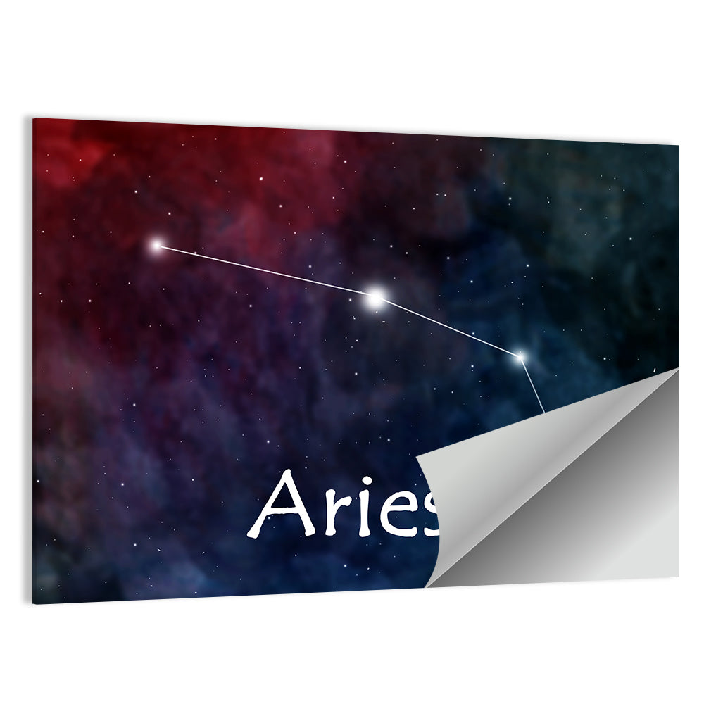 Aries Horoscope Constellation Wall Art