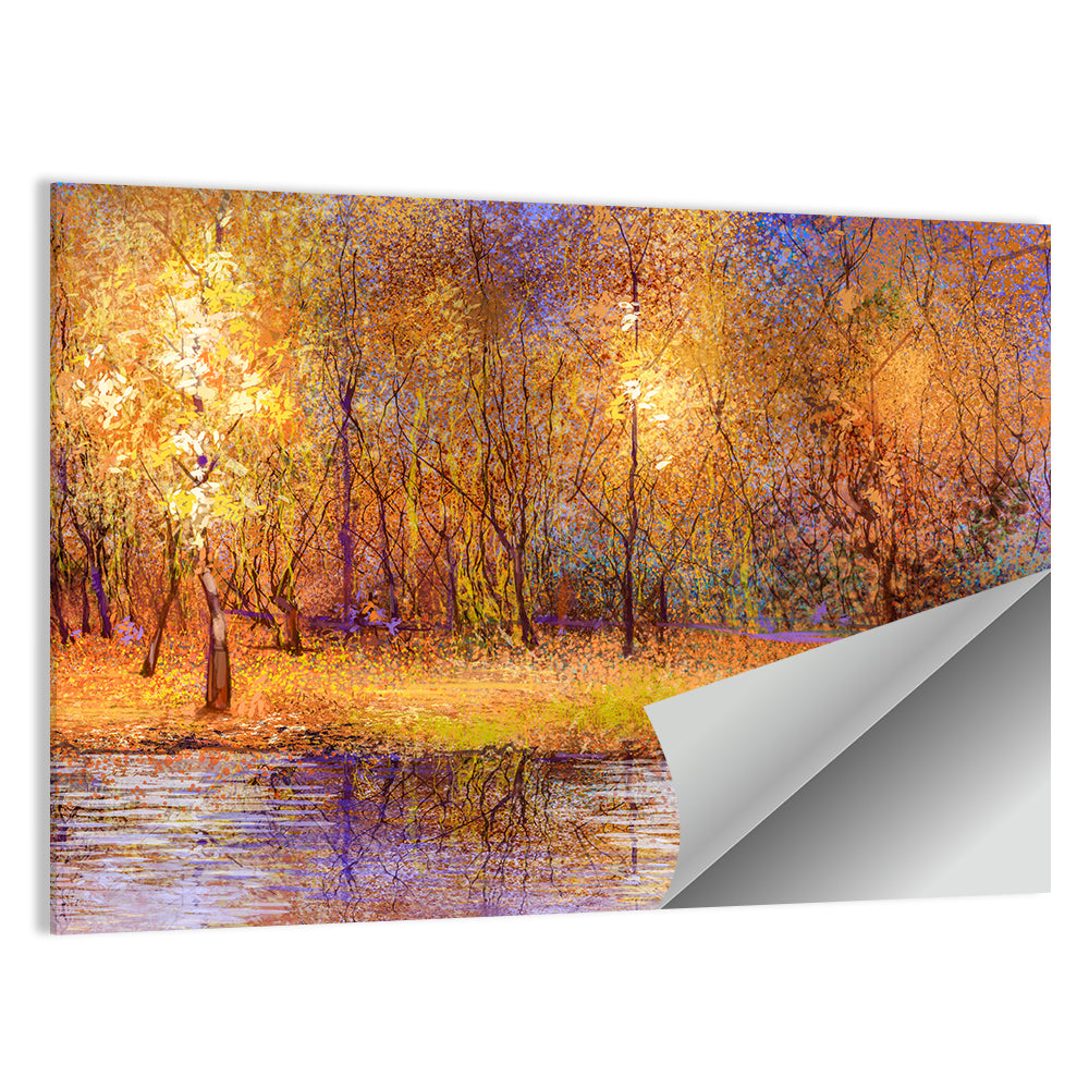 Fallen Leaves Artwork Wall Art