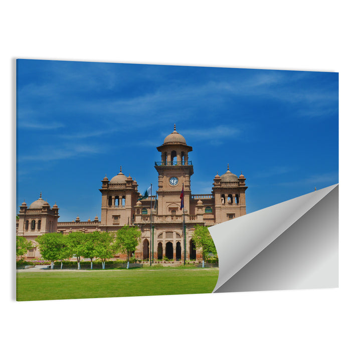 University of the Punjab Old Campus Wall Art as a poster print
