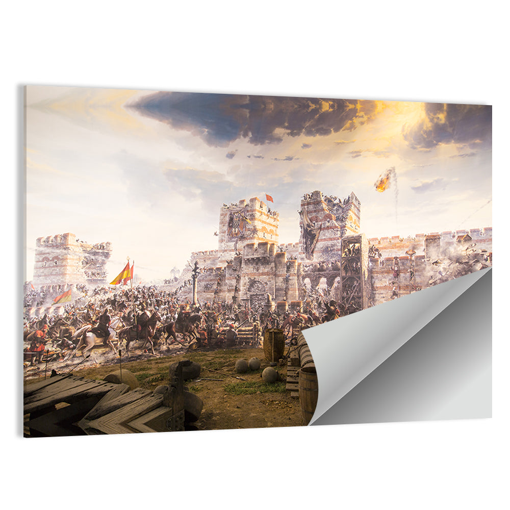 Fall Of Constantinople In 1453 Wall Art