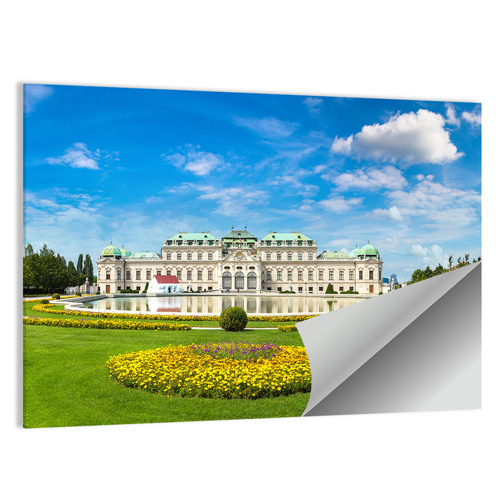 Belvedere Palace Garden View, Vienna Wall Art as a poster print