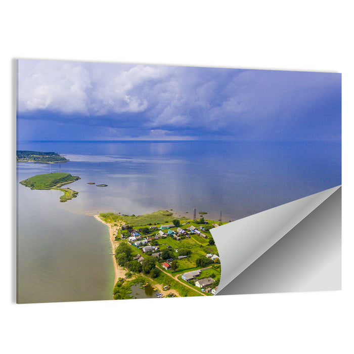 Pskov Lake and Talabski Islands Wall Art as a poster print