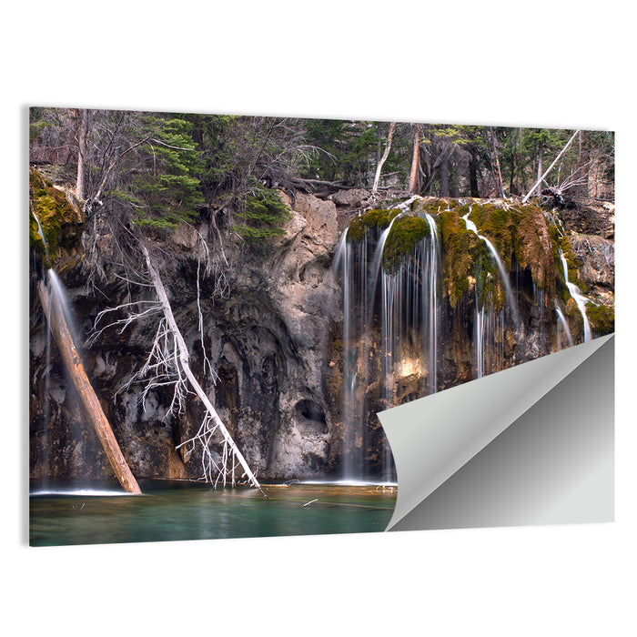 Hanging Lake Colorado Wall Art as a poster print