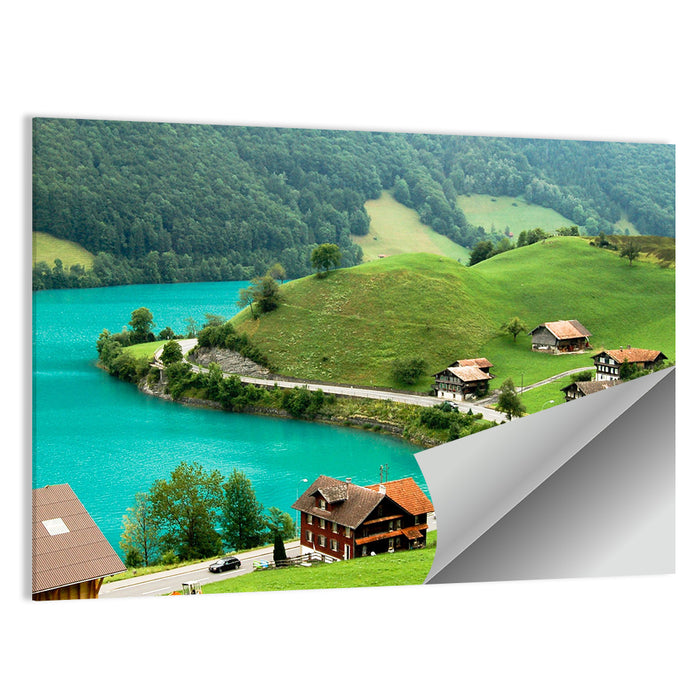 Lake Brienz Switzerland Wall Art as a poster print
