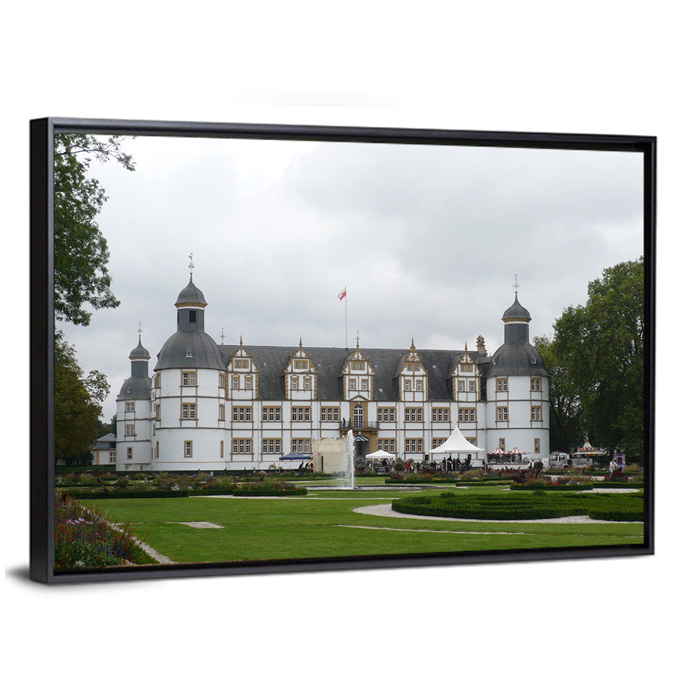 White Castle In Paderborn Germany Wall Art